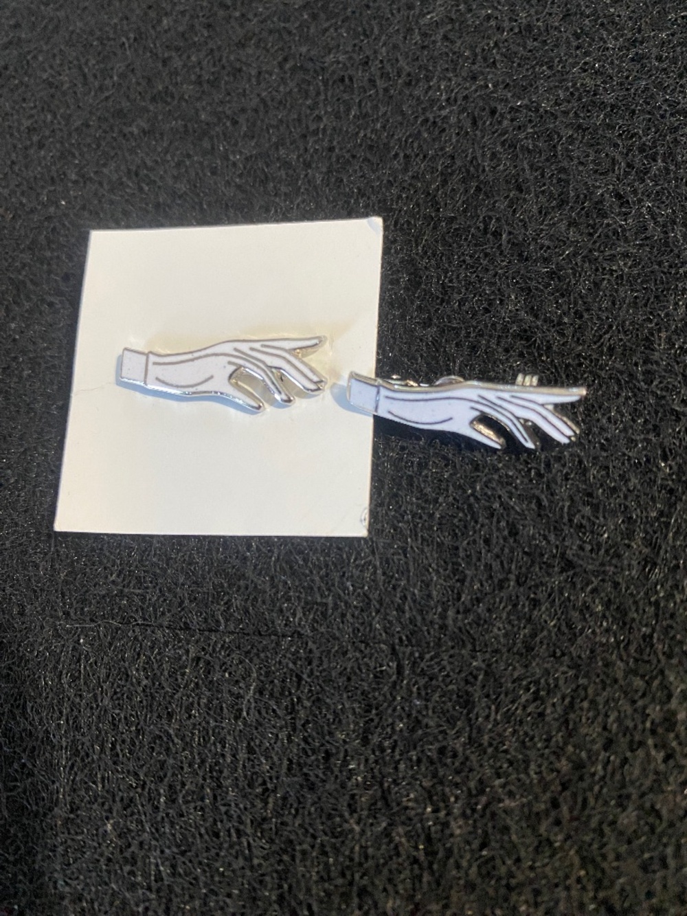 Vintage Reaching Hand Pins